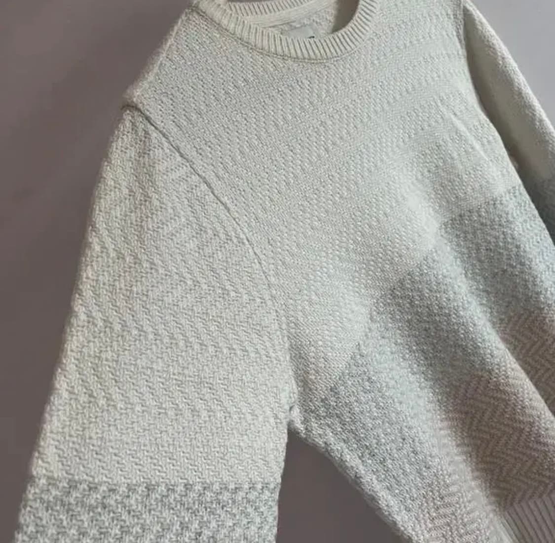 티아이포멘 95 화사한 캐주얼 니트 볼륨 패턴  상품이미지5