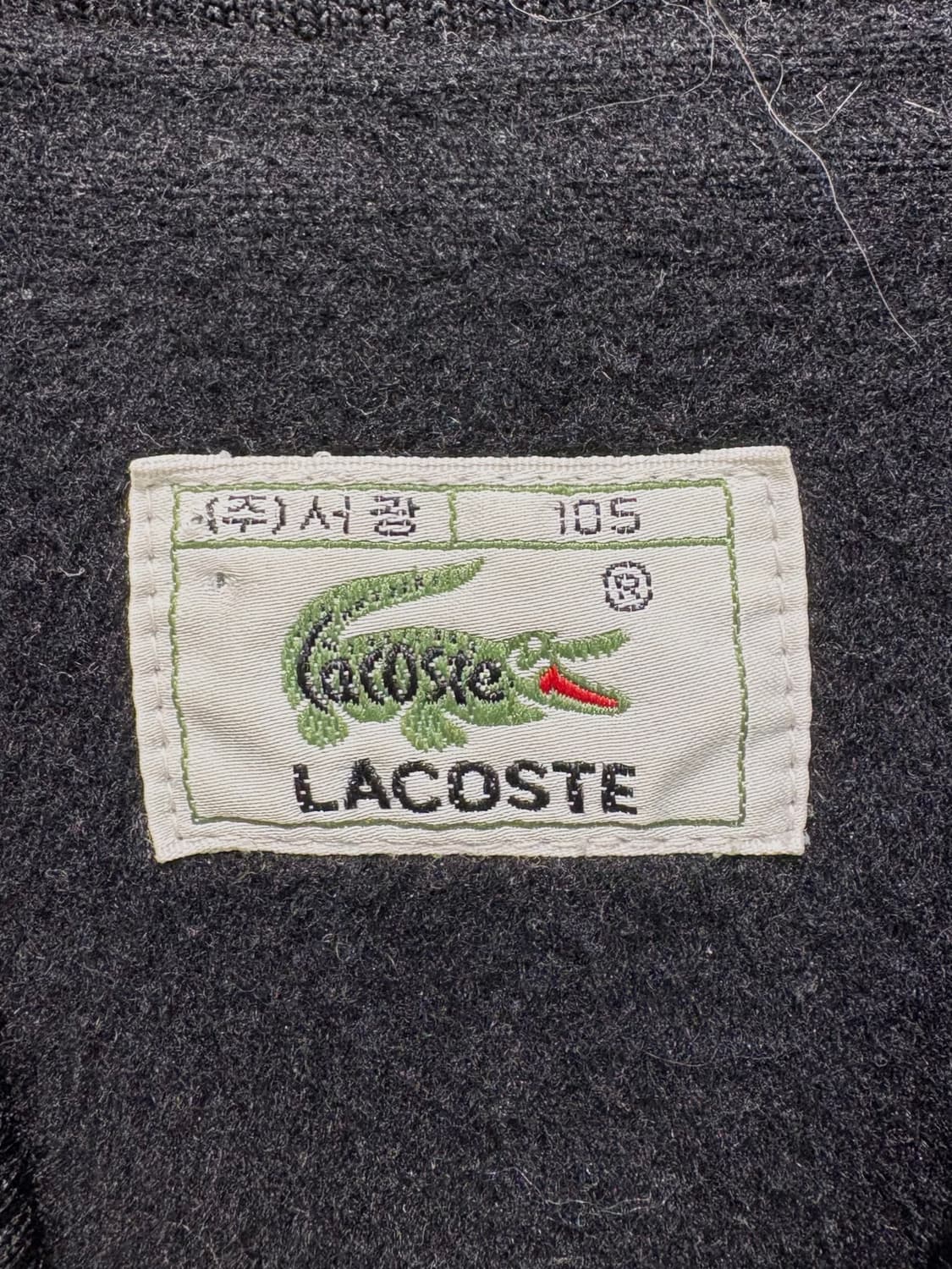 90s 라코스테 모직 블루종 상품이미지10