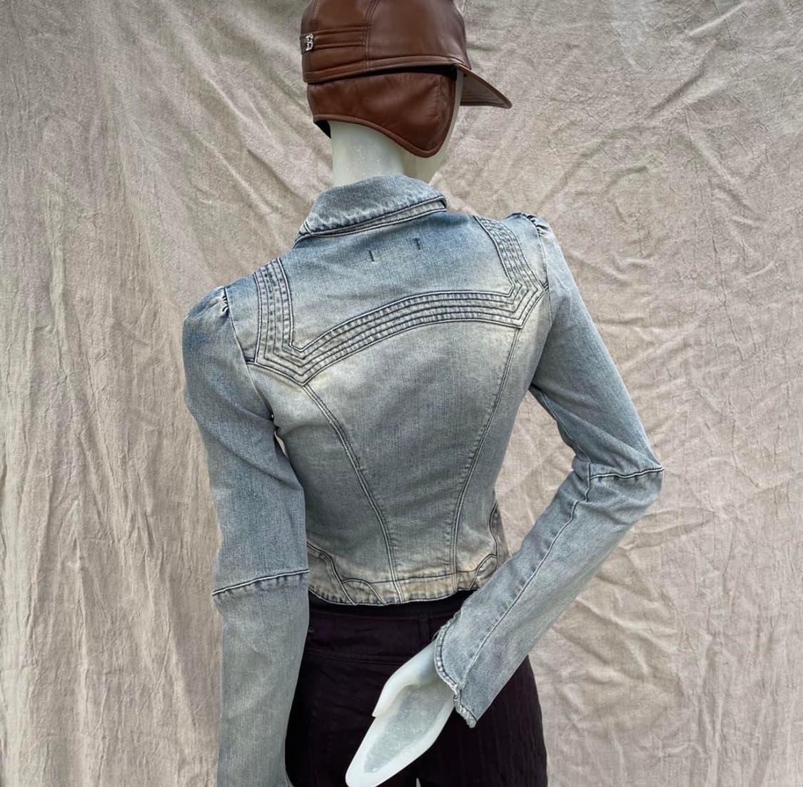 빈티지 디젤 워싱 데님 자켓  상품이미지3