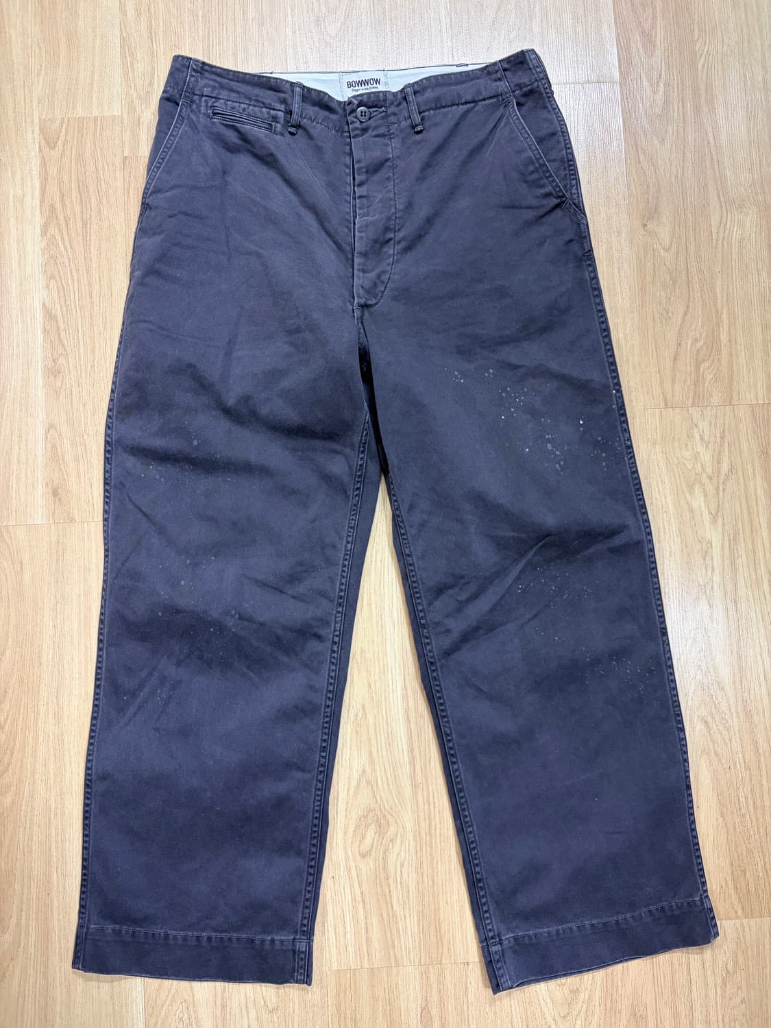 바우와우 워크 트라우저 더스티 네이비 치노 상품이미지1