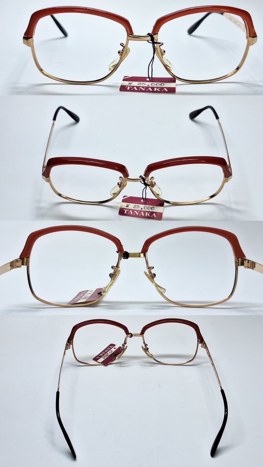 프랑스제 빈티지 데드스톡 미사용/LAMY CORINNE 하금테 금장 안경 상품이미지2