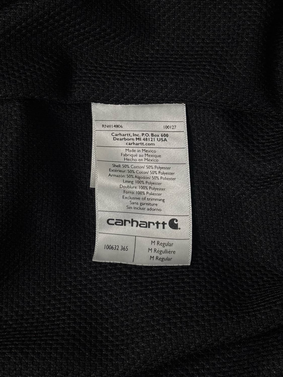 칼하트 레인디펜더 써멀 후드집업 상품이미지7