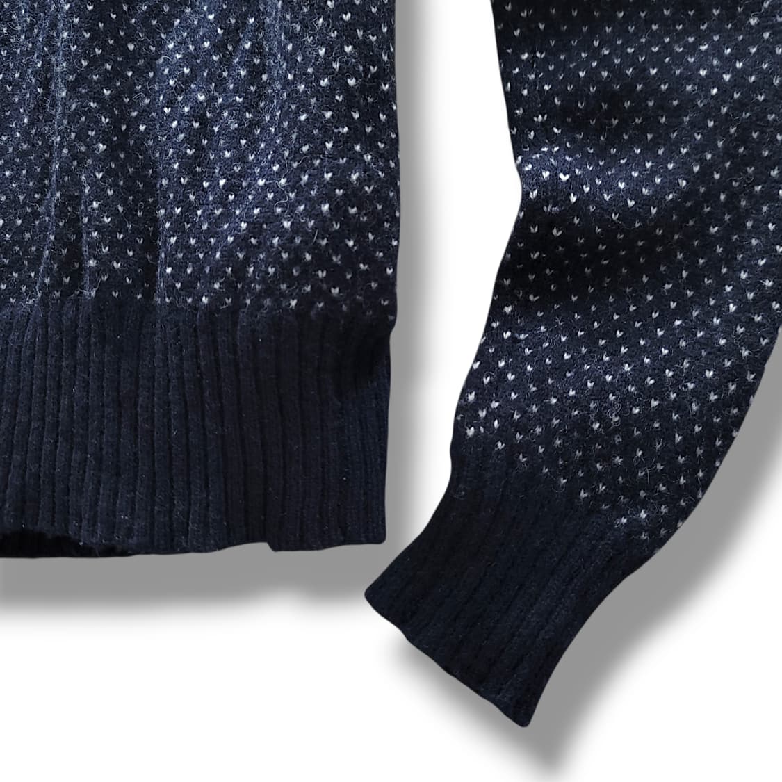 [105/5] 라코스테 네이비 토트 울&폴리 니트 상품이미지6