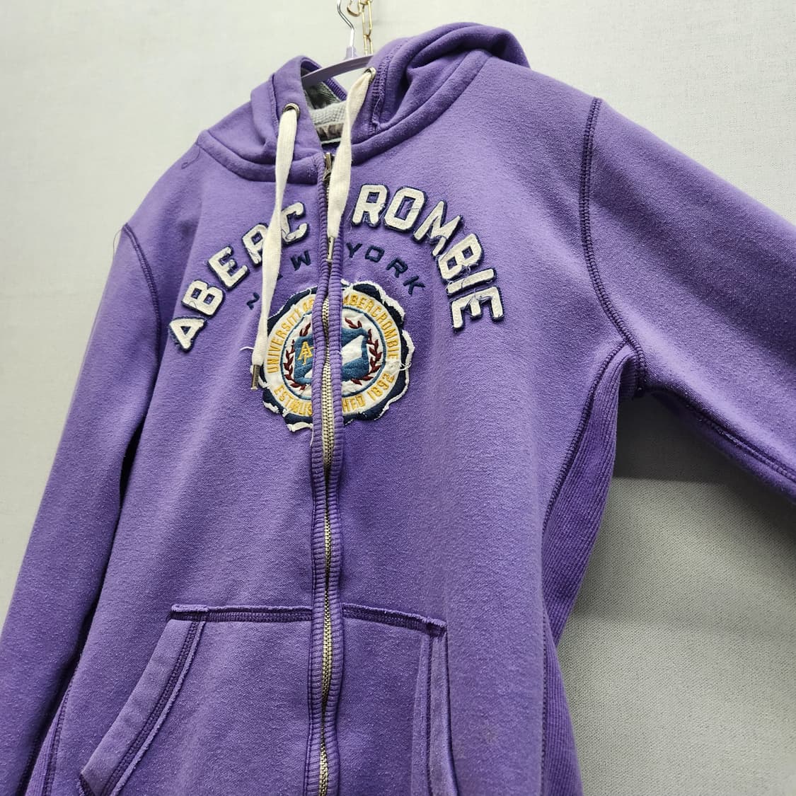 아베크롬비 빅로고 Y2K 투웨이 후드집업 L(L) 상품이미지3