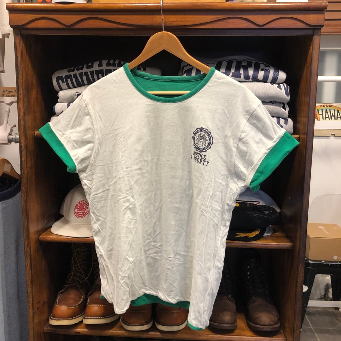 60s/80s Reversible T-shirt-L 상품이미지4