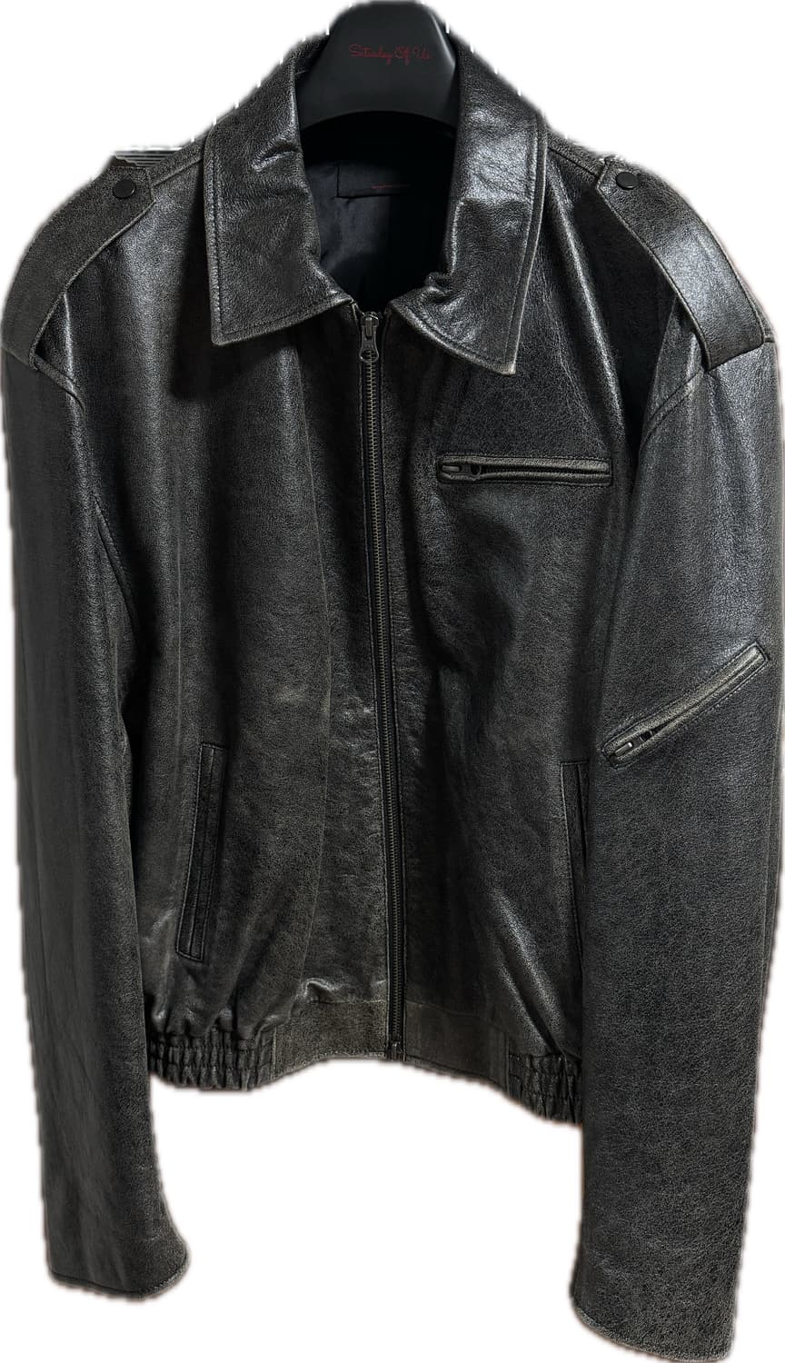 애니타임로릭 빈티지 레더 자켓 L 상품이미지1