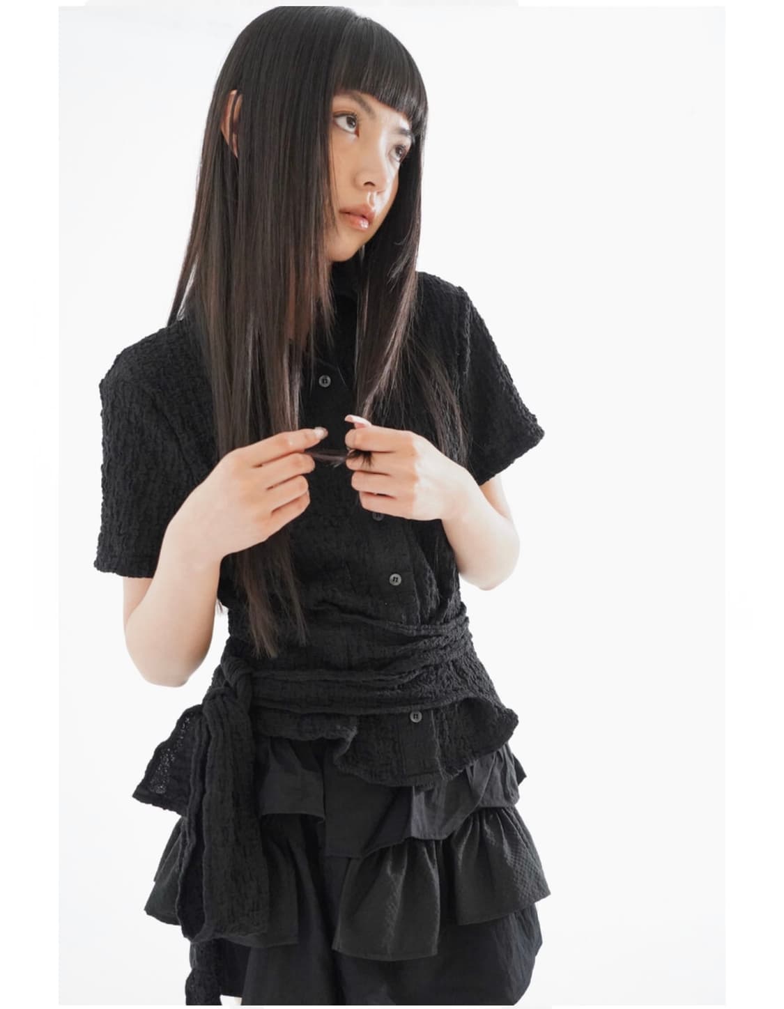 새상품) Volume rope shirt 001 상품이미지2
