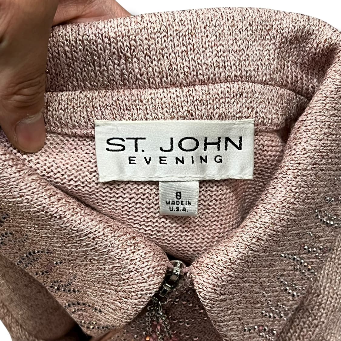  St John 큐빅 집업 자켓 y14117 상품이미지7