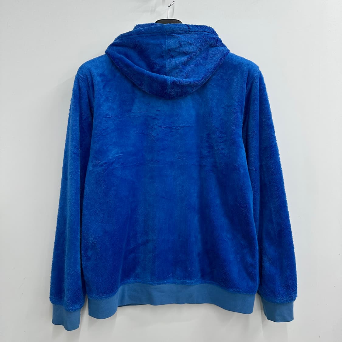 105 아디다스 빅로고 남자 털 후리스 후드집업 상품이미지2