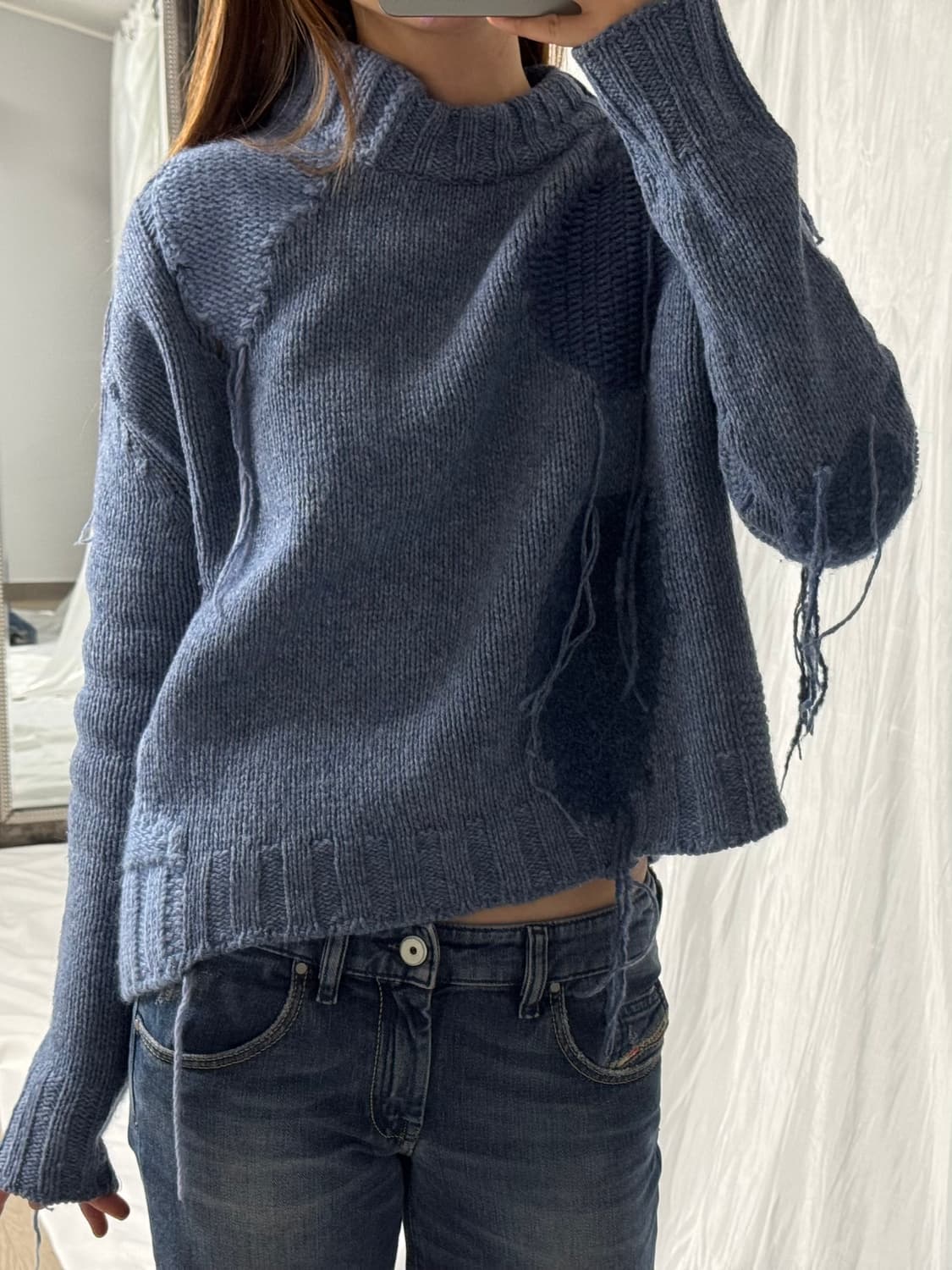 Acne 17aw ovira patch work knit 상품이미지2