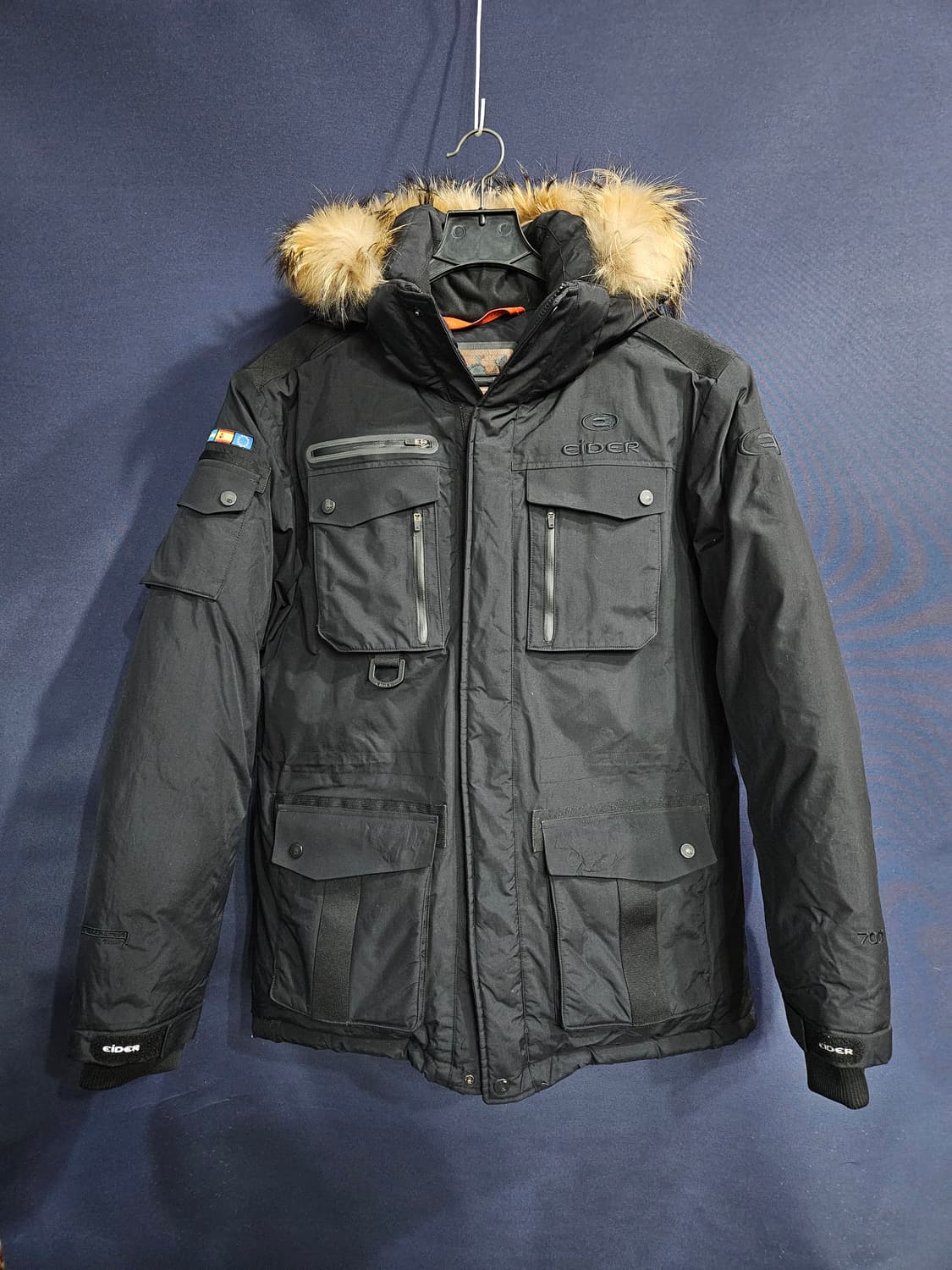 아이더 700필 디펜더 블랙 남성 95 덕다운 패딩  상품이미지1