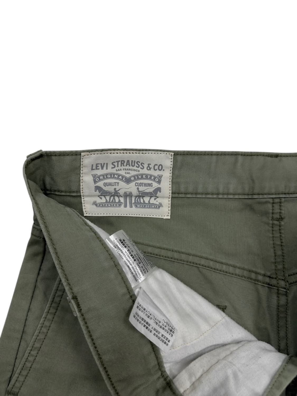 리바이스 면바지 카키색 (32,화이트캡) 상품이미지7