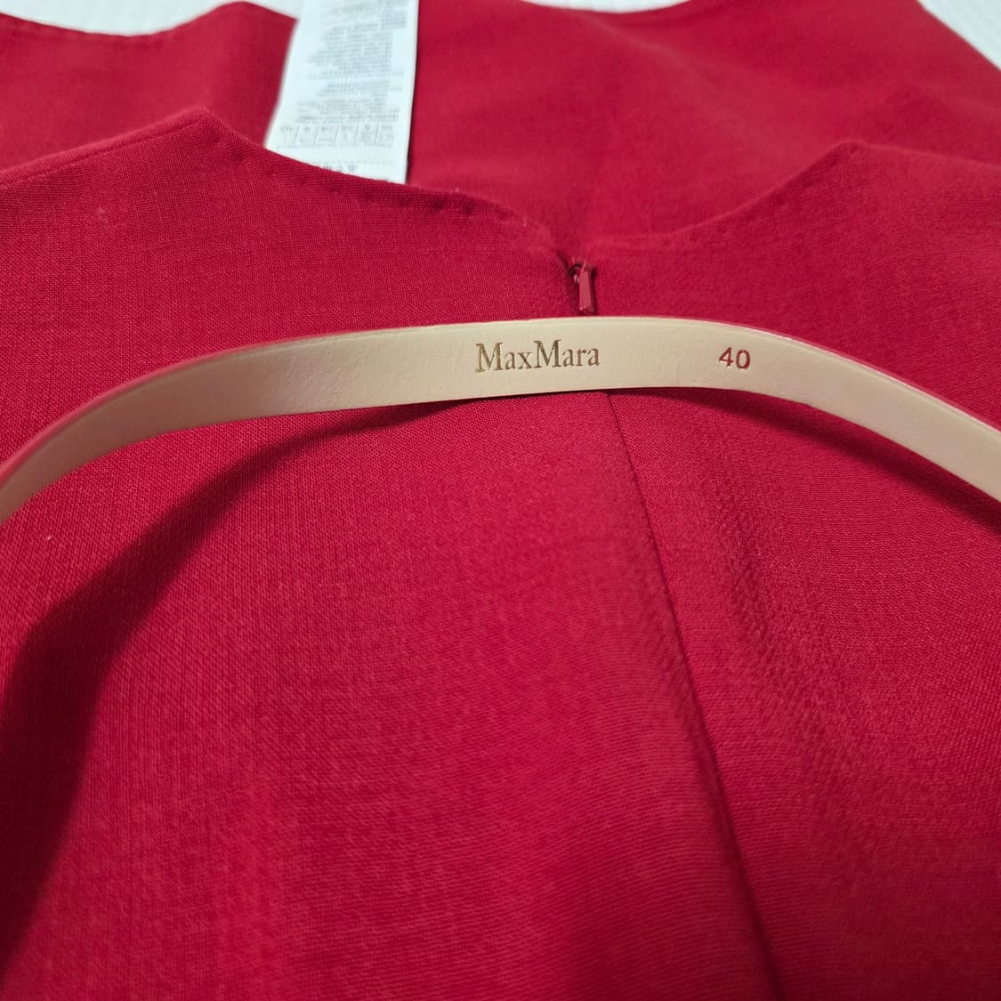 Max Mara 레드 원피스 (막스마라 최상위라인 흰택) 상품이미지7