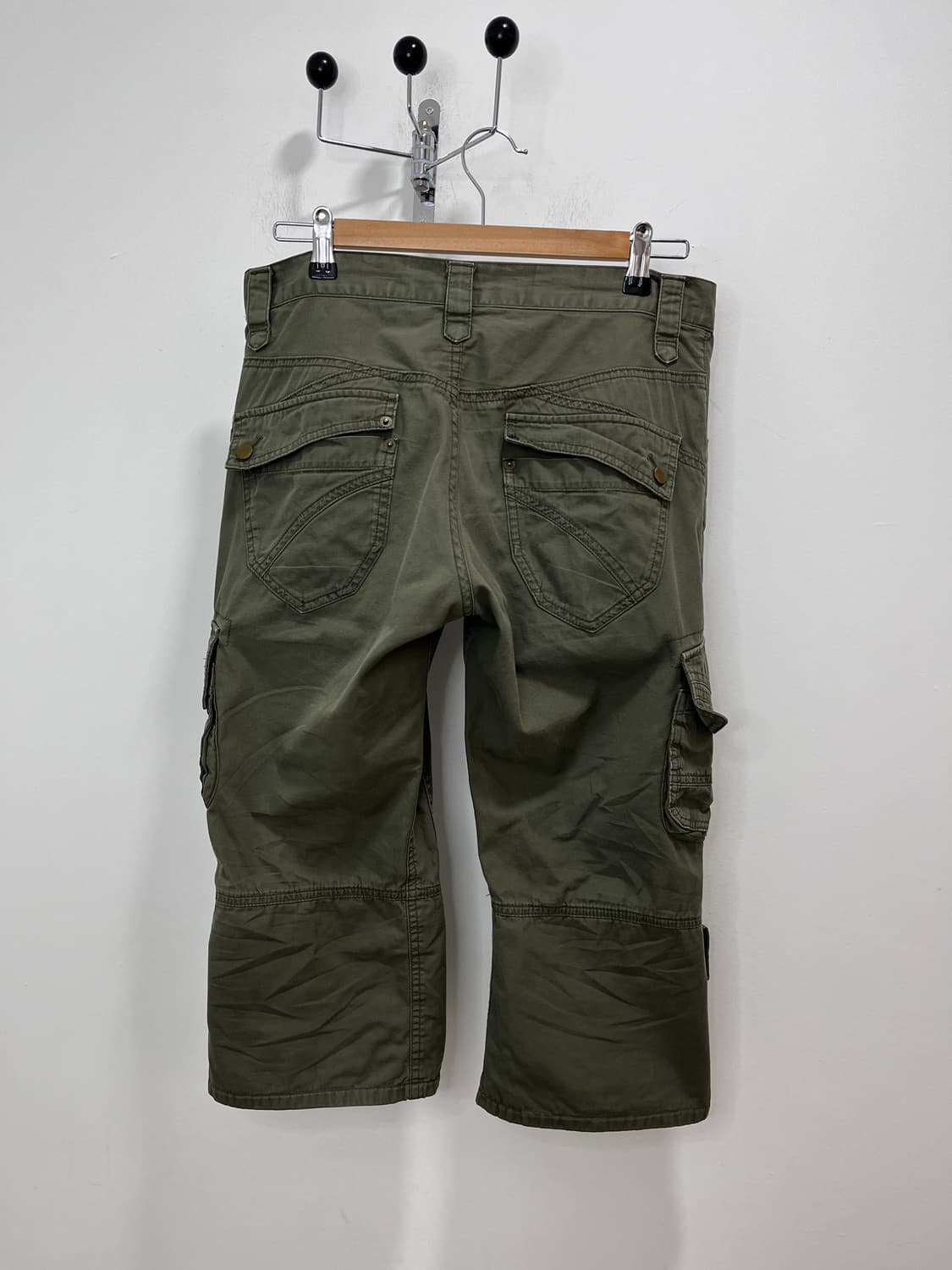 MICHEL KLEIN 펑크 카고 카프리 팬츠 상품이미지5