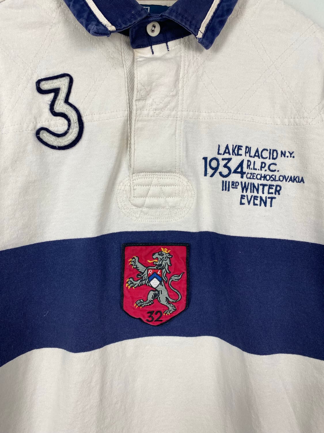 폴로 랄프로렌 긴팔 럭비 카라티 L <456> 상품이미지3