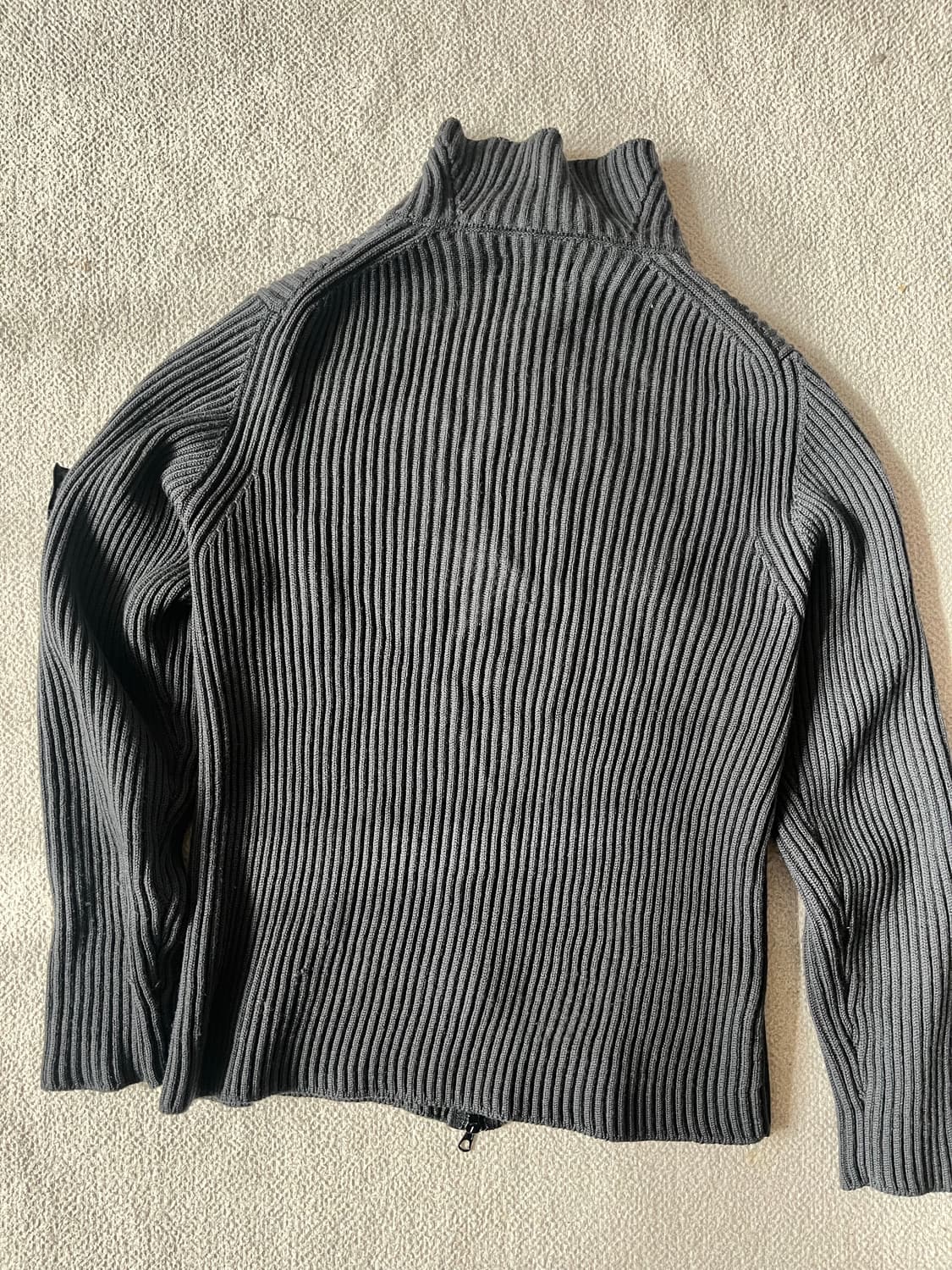 00s 스톤아일랜드 골지 니트 가디건 상품이미지3