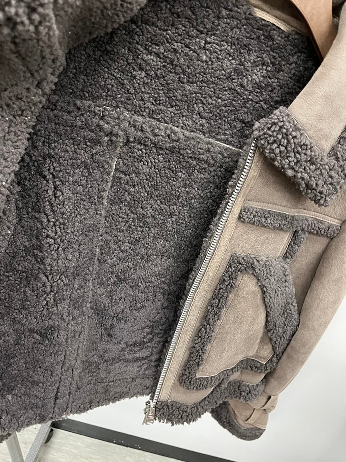 여) 올세인츠 램스킨 숏 무스탕  상품이미지8