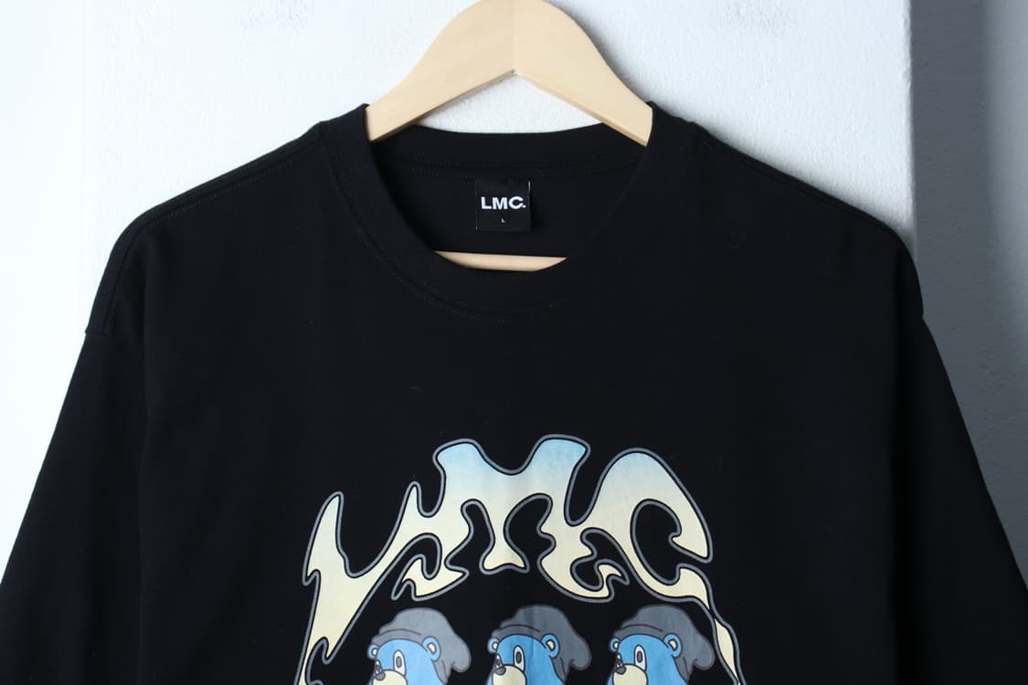 (L-XL) 엘엠씨 반팔 티셔츠 곰돌이 유령프린팅 키치-H31210 상품이미지3