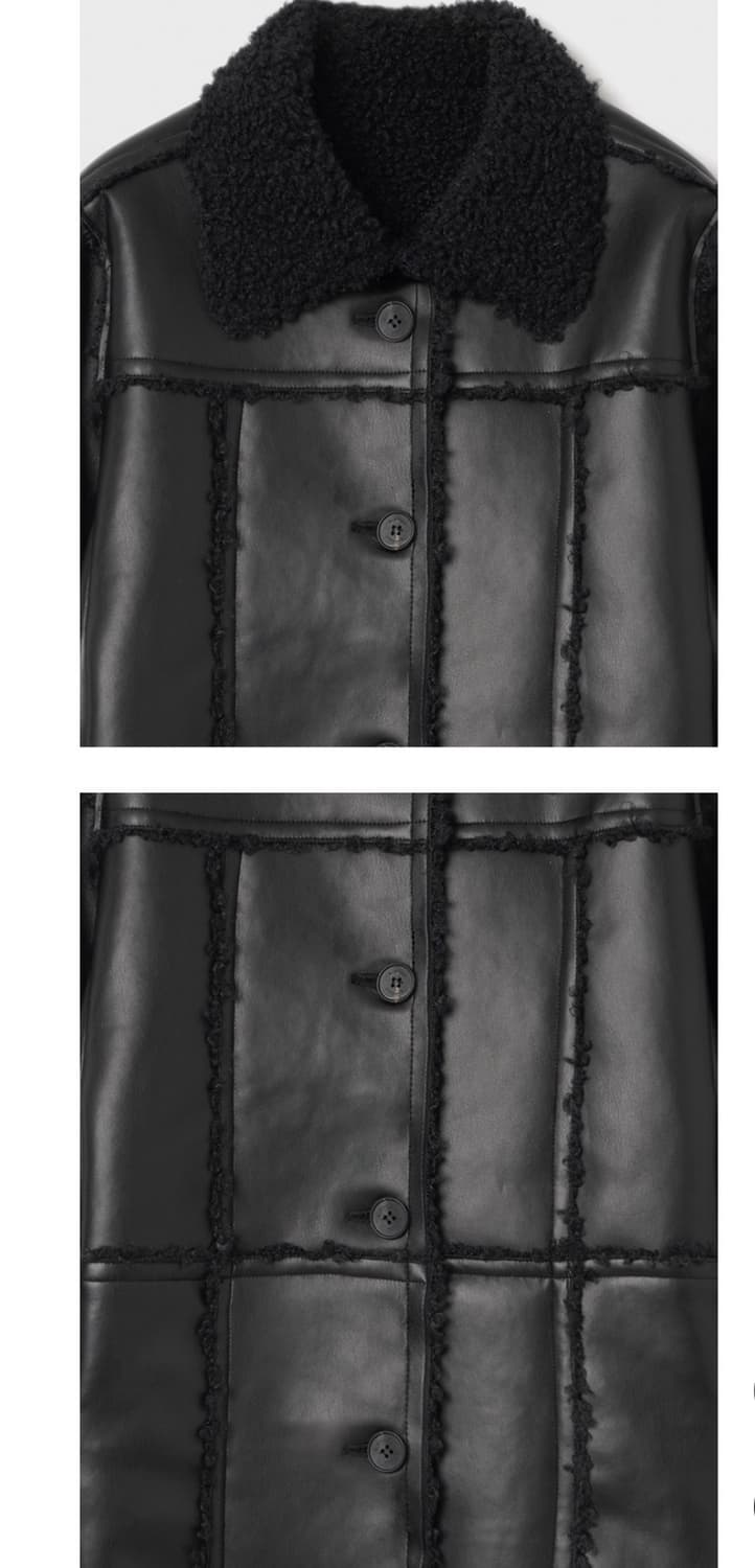 버뮬라 hairy reversible mustang 무스탕  상품이미지4