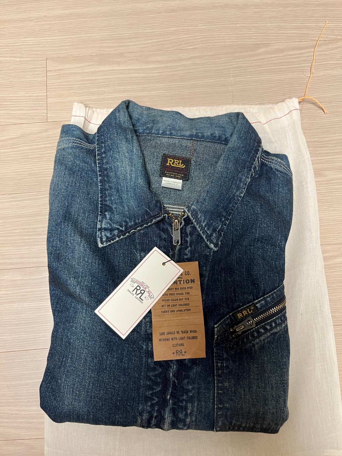RRL 레이튼 인디고 데님 재킷 M사이즈 (새상품) 상품이미지1