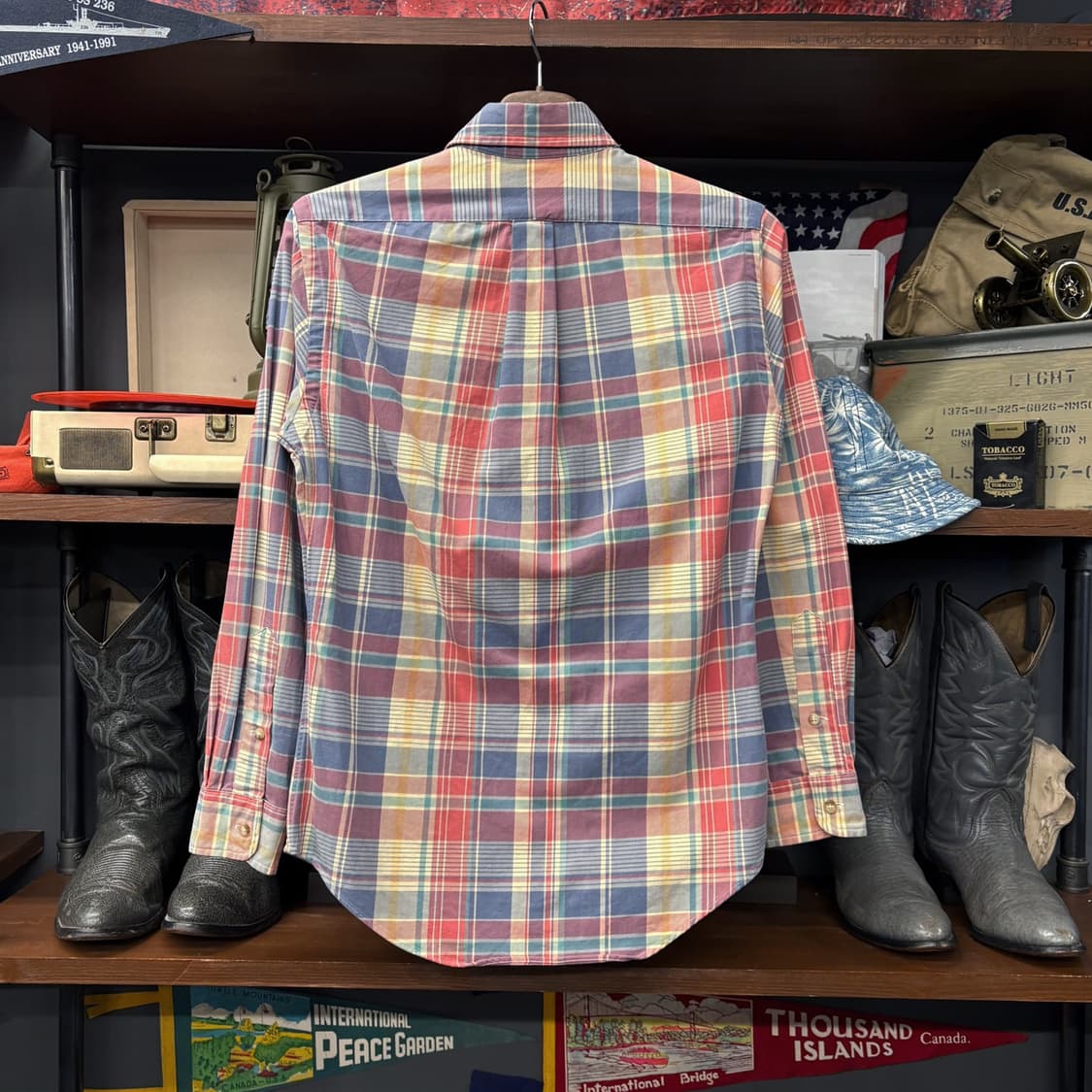 폴로 랄프로렌 소프트 파스텔 플래드체크 버튼다운 셔츠 코튼트윌 N656 상품이미지2