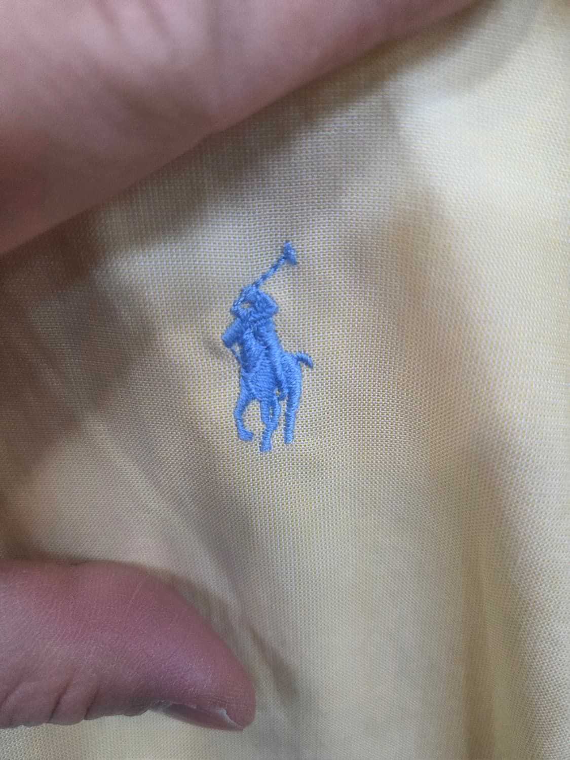 폴로랄프로렌 올드스쿨 셔츠반팔 병아리 xxl  상품이미지4