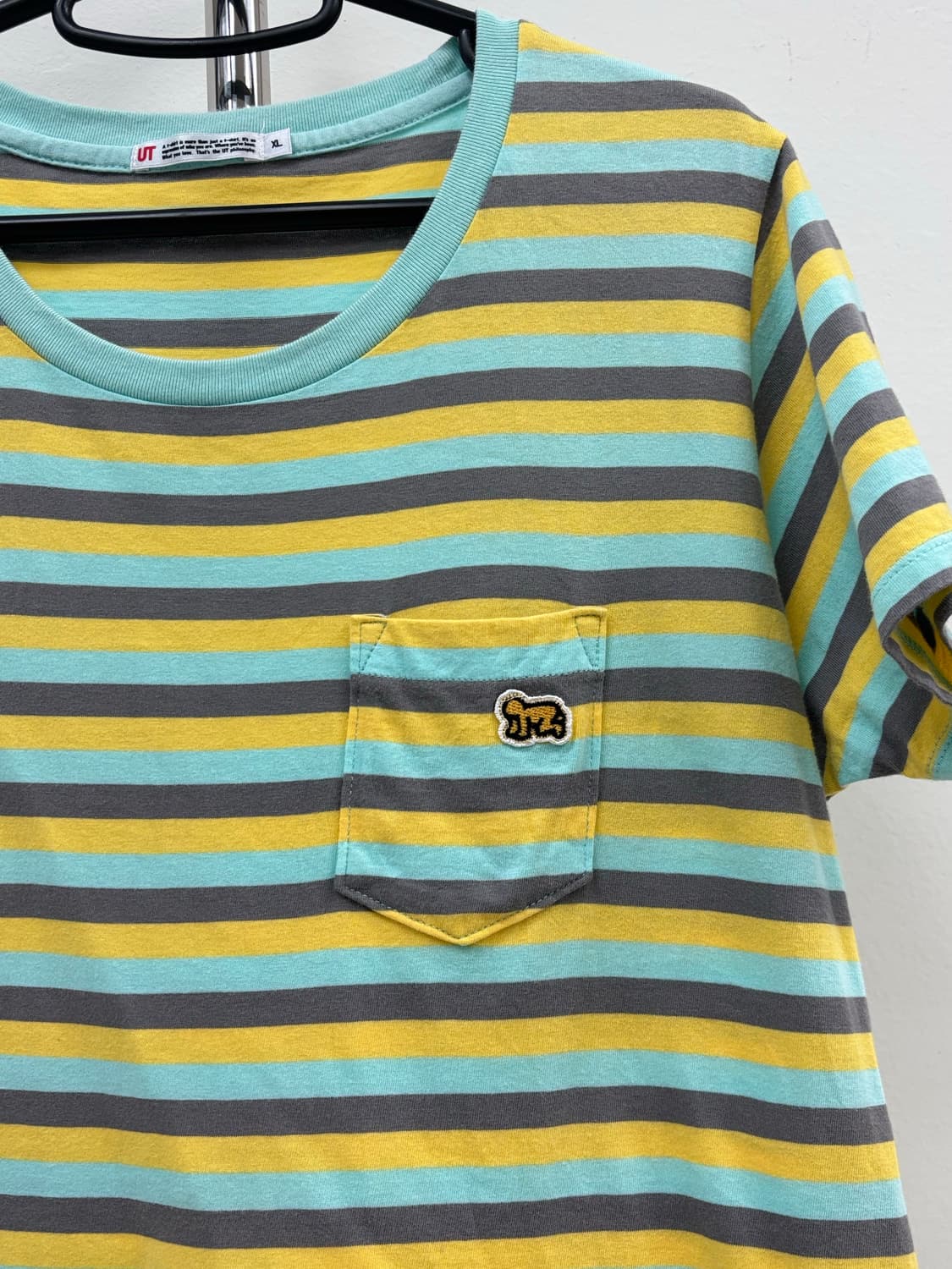 빈티지 키스해링 스트라이프 반팔 상품이미지6