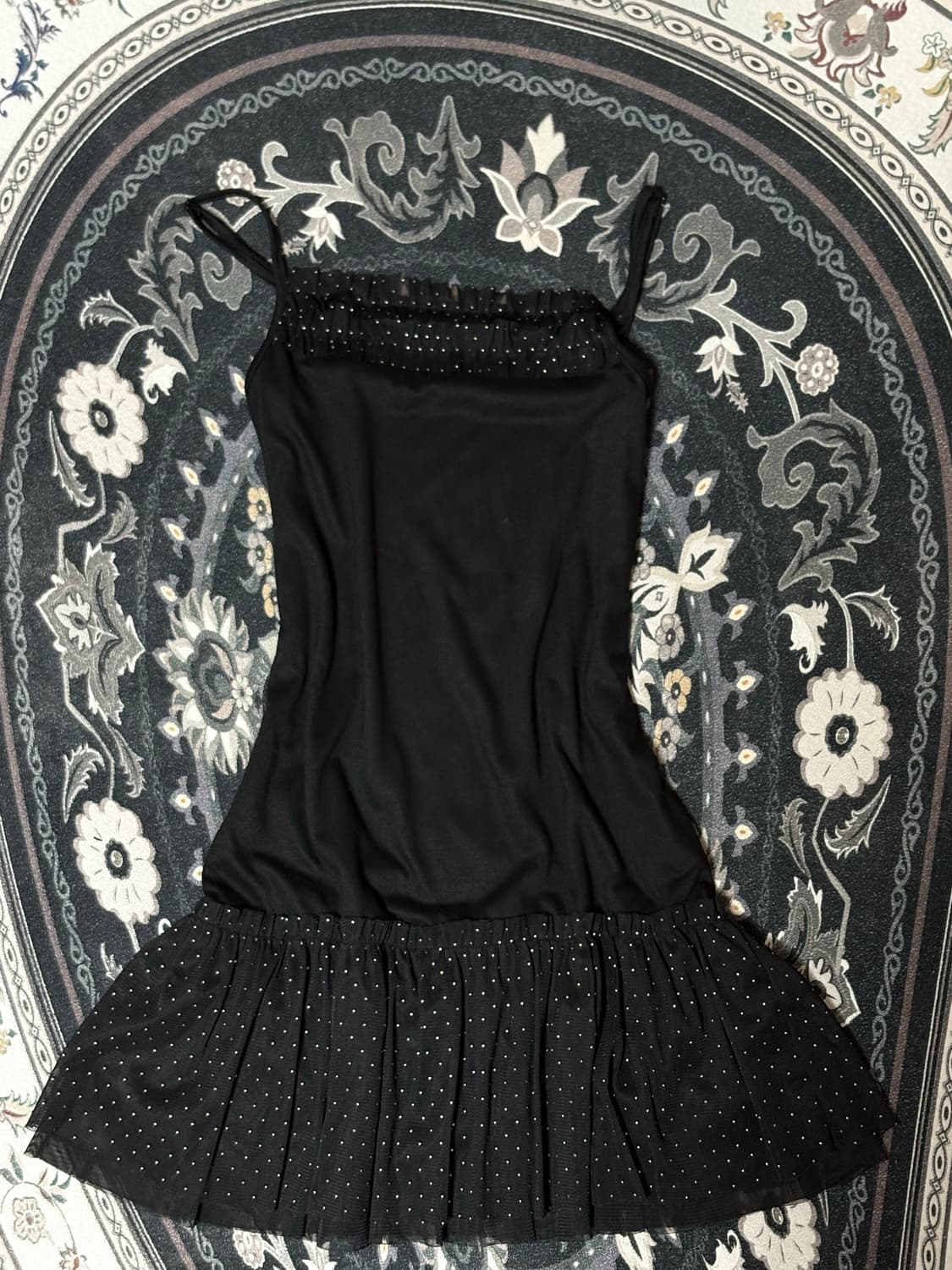 Vintage 롱슬리브 나시 원피스 상품이미지2