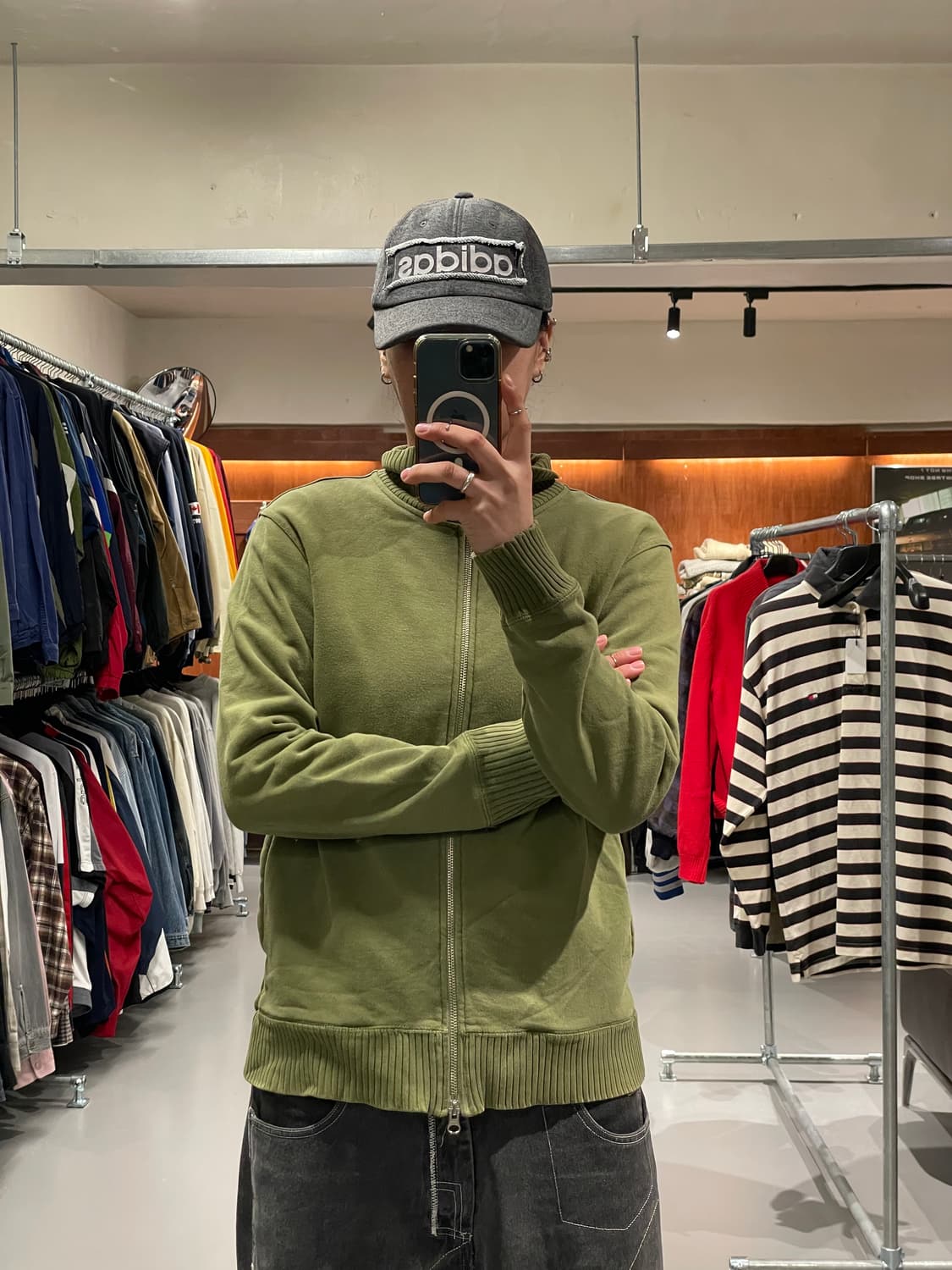 빈티지 투웨이 집업 자켓 상품이미지2