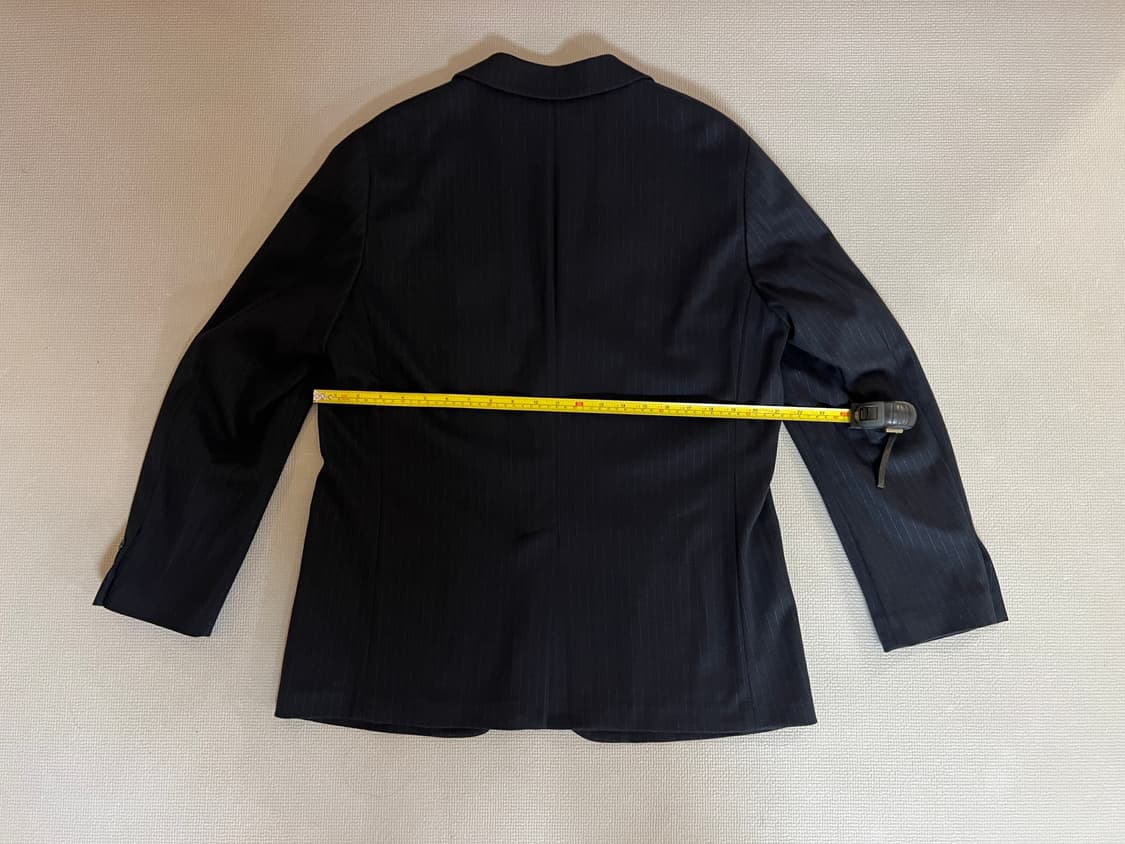 유니클로 스트라이프 감탄 재킷 자켓(네이비) XL 상품이미지5