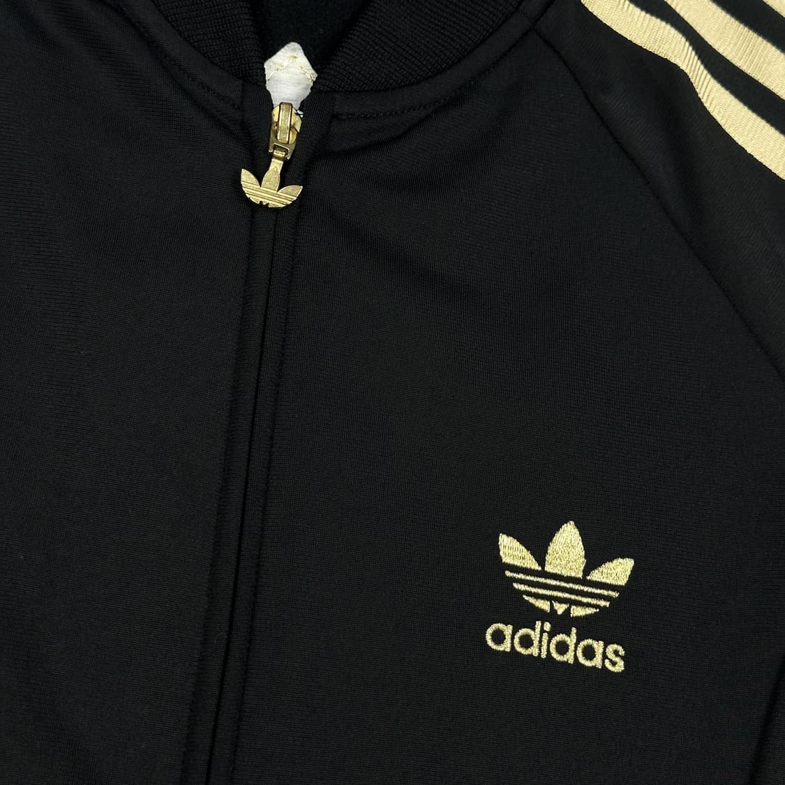아디다스 트레포일 골드 블랙 트랙탑 져지 (L 여성추천) 상품이미지4