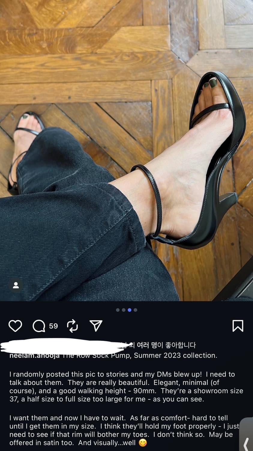 THE ROW  Round Toe 90 Leather Pumps 더로우 상품이미지8