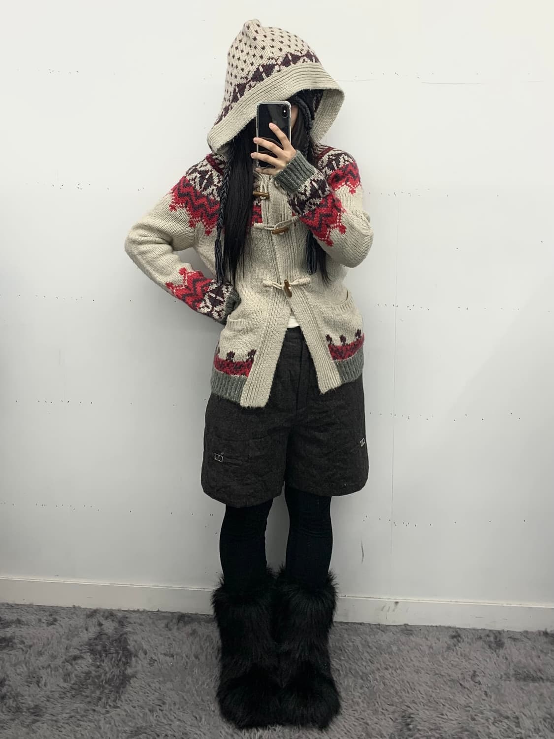 디올 로고 울 버뮤다 숏츠 상품이미지3