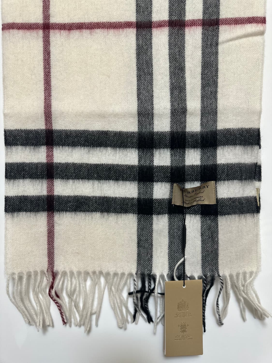 버버리 체크 머플러 캐시미어 목도리 남여공용 상품이미지2