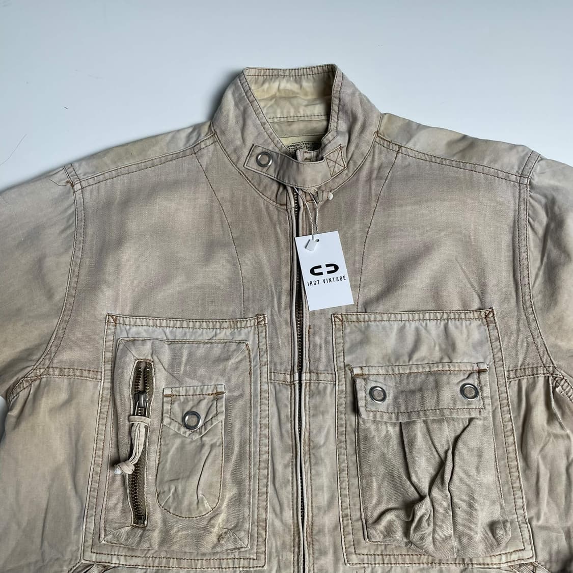 Avirex 카고 밀리터리 집업 셔츠 상품이미지3