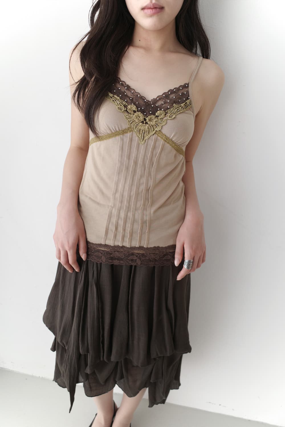 beads lace sleeveless 상품이미지6