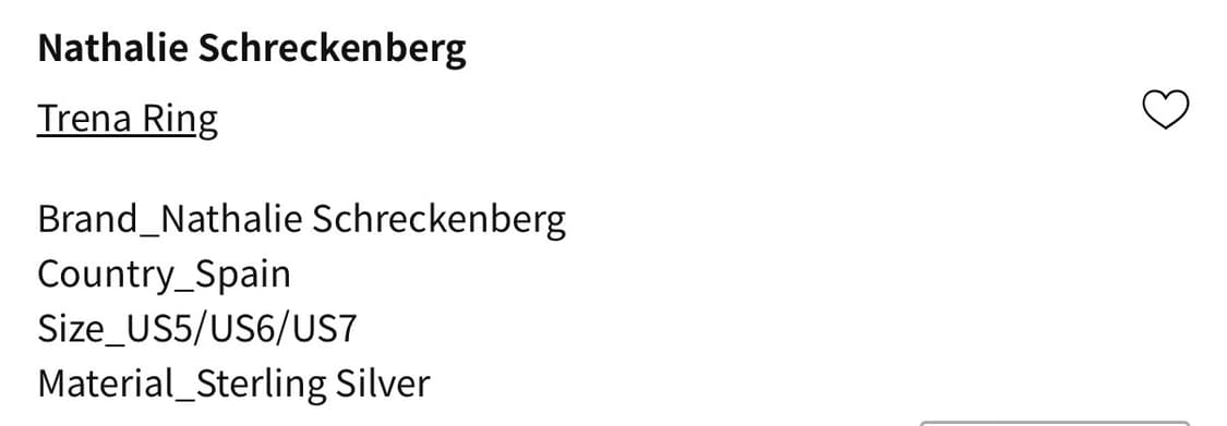 Nathalie schreckenberg trena 링 상품이미지7