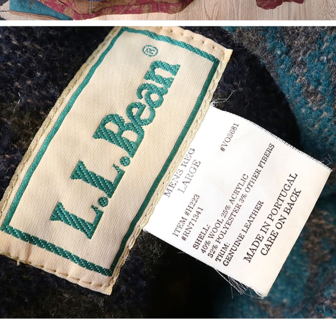 포르투갈 메이드  L.L BEAN 엘엘빈  빈티지 후드 자켓

 상품이미지9