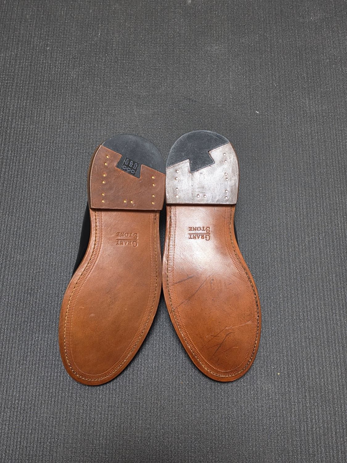그랜트 스톤  더비슈즈 블랙 9D(plain toe blucher) 상품이미지4