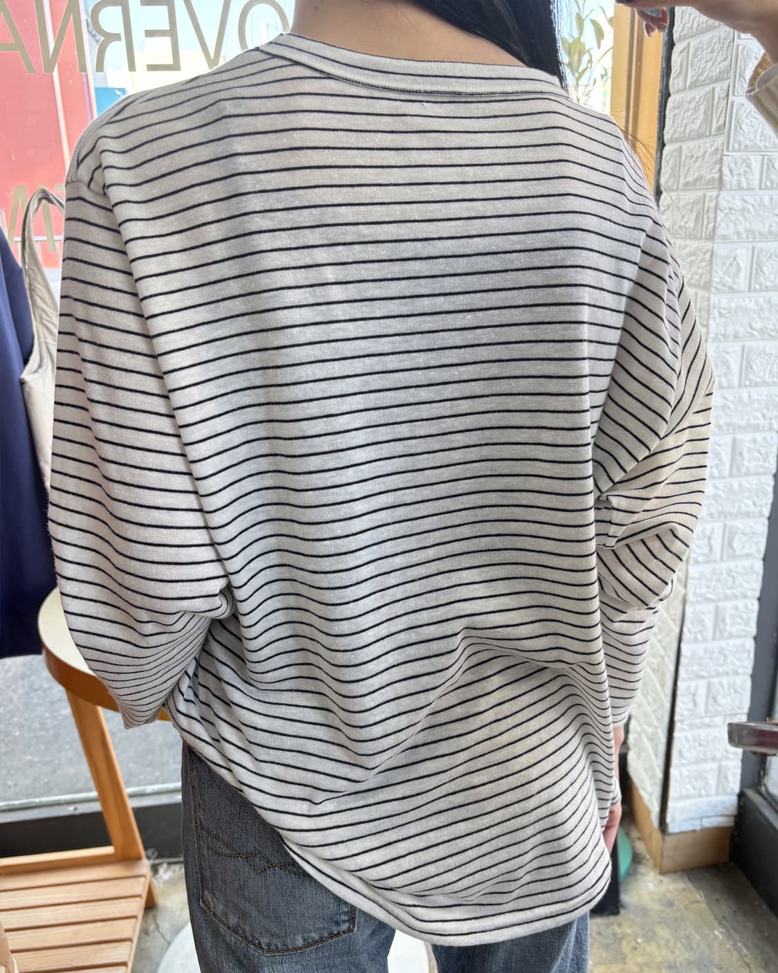 일본빈티지 스트라이프 긴팔티 상품이미지3