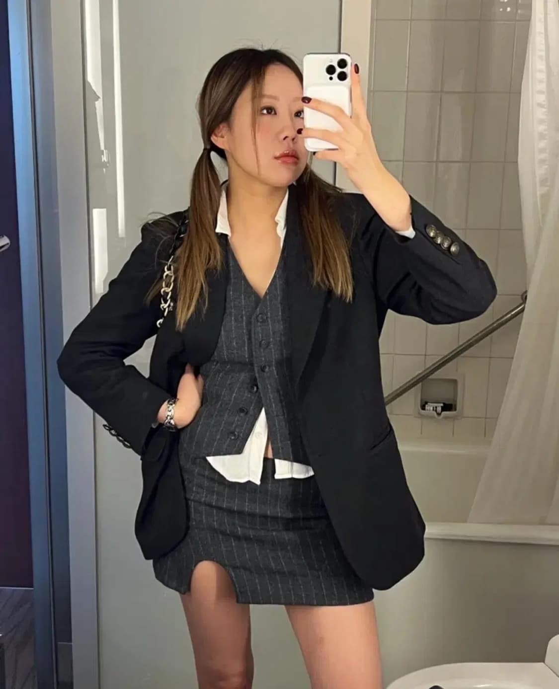 글로니 라나 울 베스트 유베이비 스커트 셋업 상품이미지3