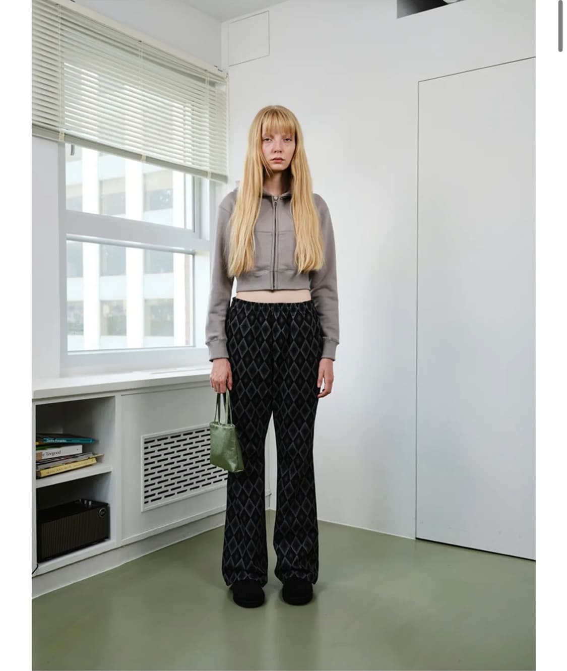 엔조블루스 다이아몬드 밴딩 부츠컷 팬츠 S 상품이미지2