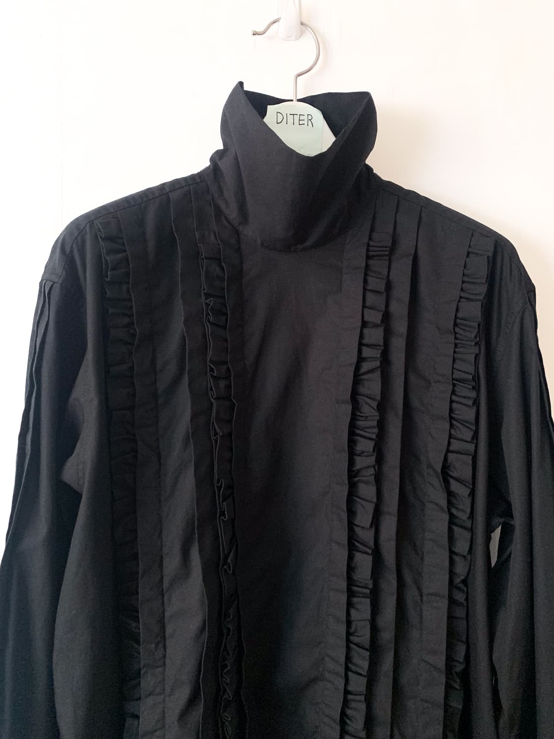 드리스 반 노튼 프론트 러플 블라우스 상품이미지3