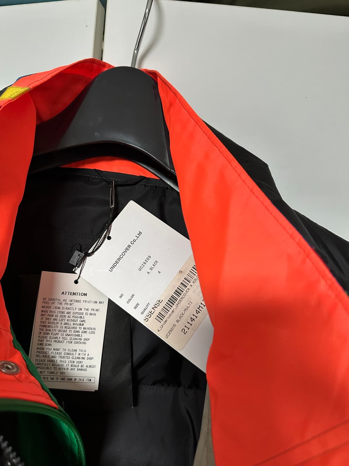 언더커버 kolor 레더슬리브 패딩 자켓 상품이미지9