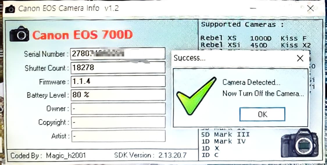 캐논 EOS 700D DSLR 카메라 팝니다. 상품이미지9