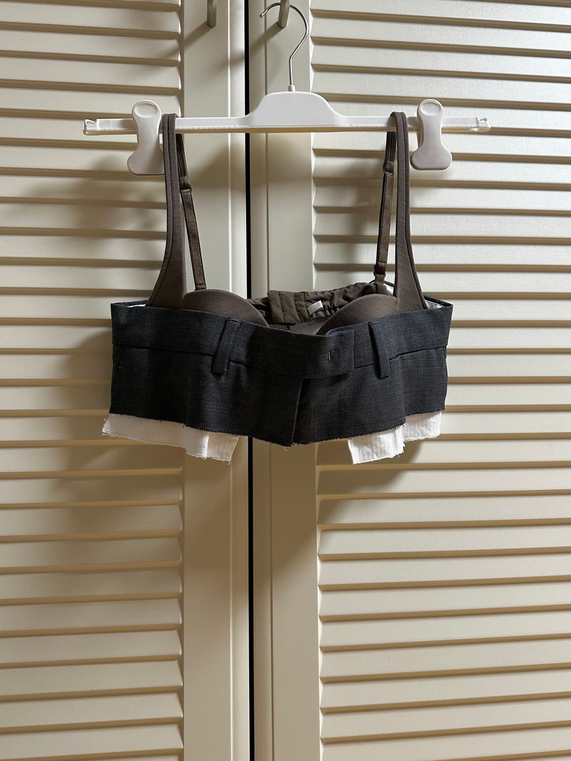 미우미우 Miu Miu Checked Bra Top 상품이미지3