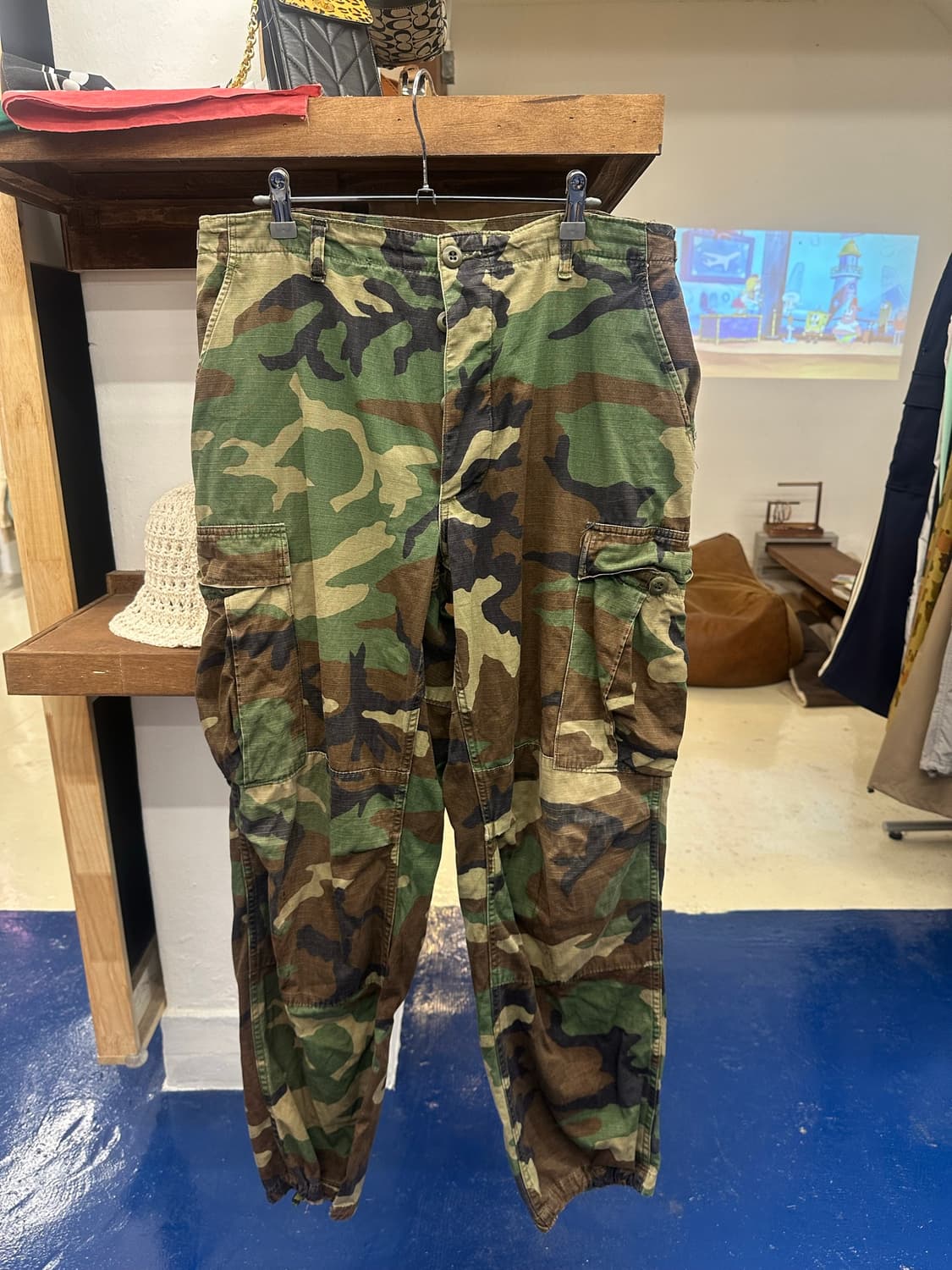1990s military 우드랜드 카모 카고 팬츠 상품이미지4