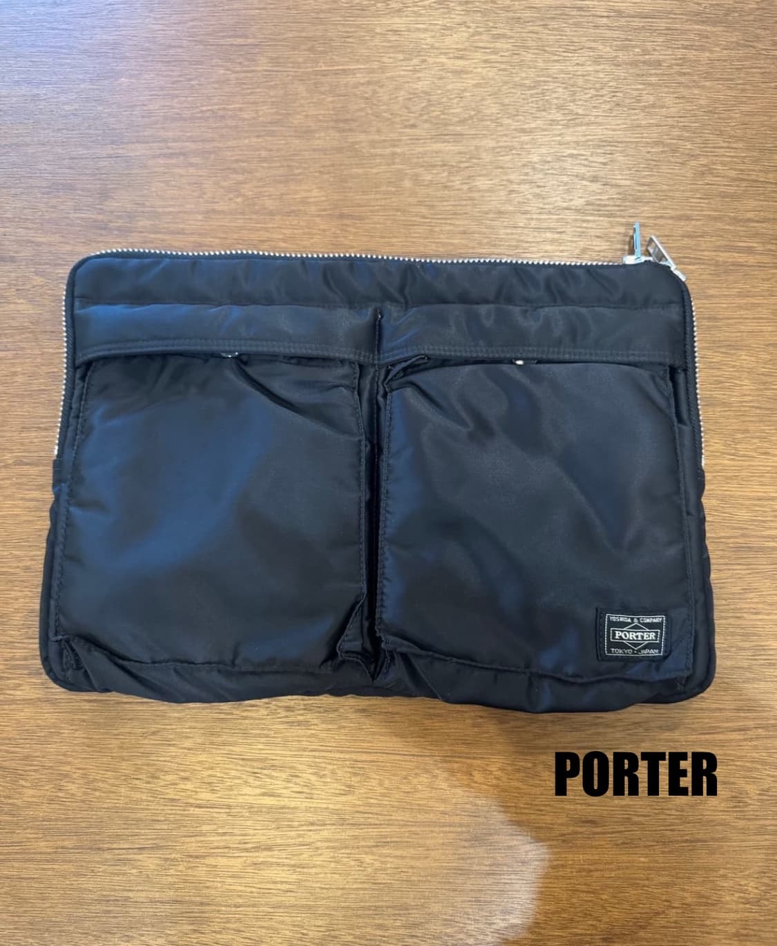 [OS] 포터 탱커 도큐먼트 케이스 블랙 (클러치백) 상품이미지1
