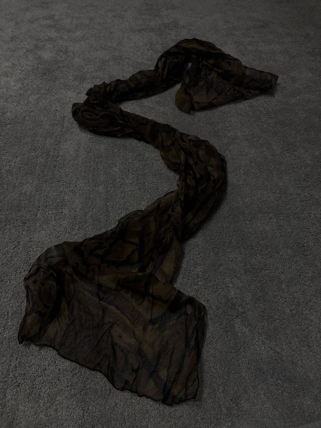 Vintage minimal grunge mood scarf 상품이미지1