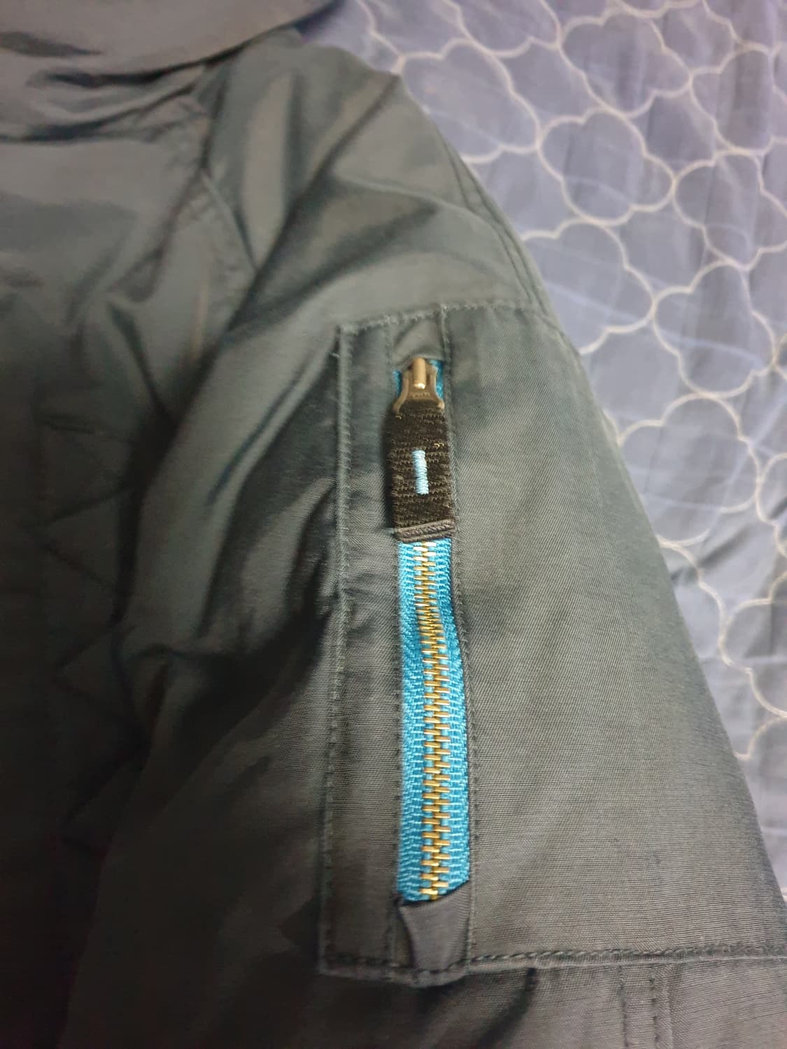 (빈티지)리바이스 사파리 다운 파카 네이비 (M) 상품이미지3